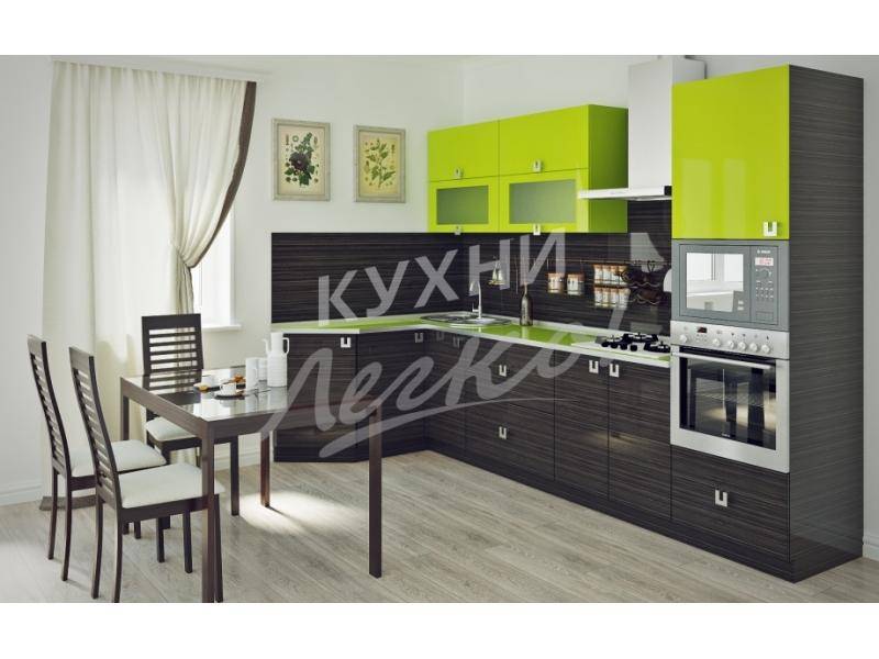 простая угловая кухня в Хабаровске