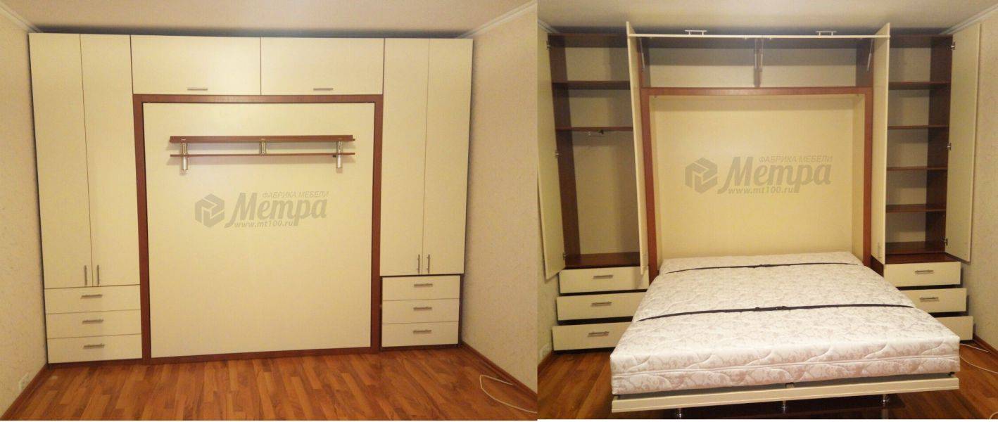мебельная стенка с подъемной кроватью в Хабаровске