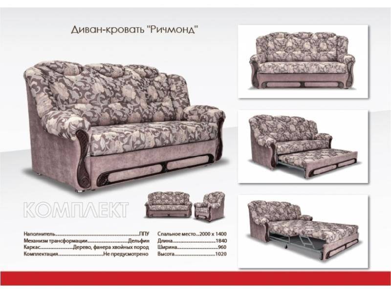 выкатной диван ричмонд в Хабаровске
