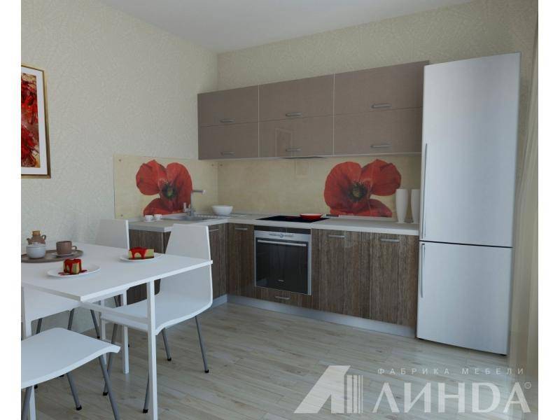 кухня джаз высокоглянцевое покрытие в Хабаровске