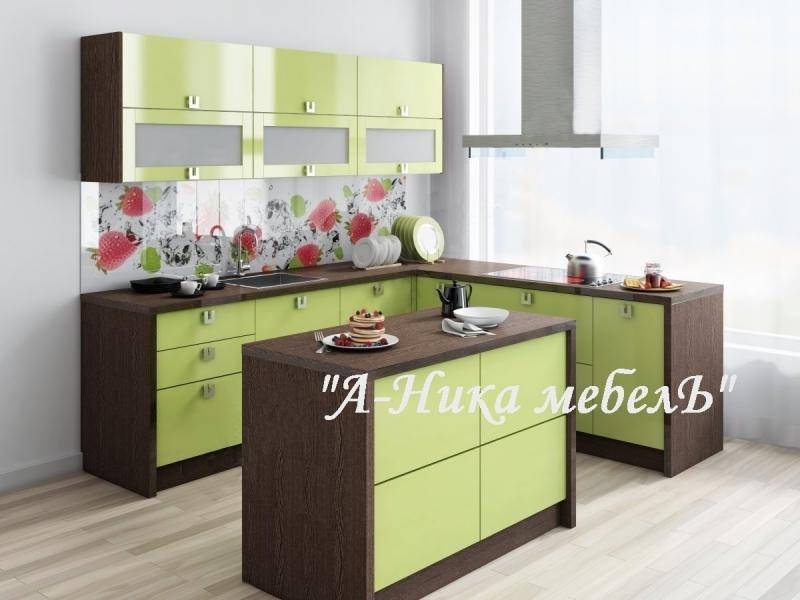 современная кухня из пластика оливия в Хабаровске