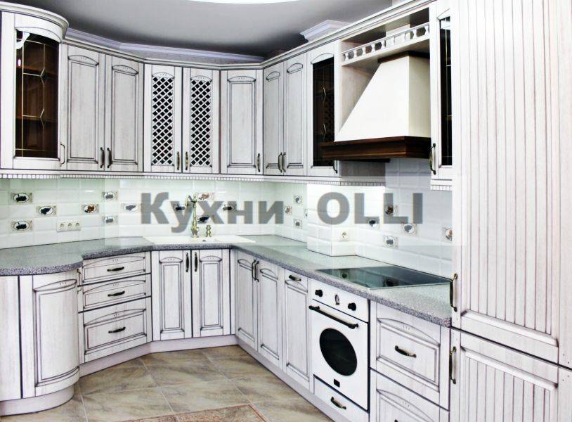 кухня мдф в пленке пвх с патиной в Хабаровске