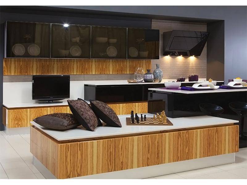кухня прямая валенса wood в Хабаровске