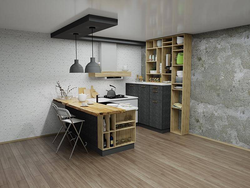 маленькая кухня софитта small в Хабаровске