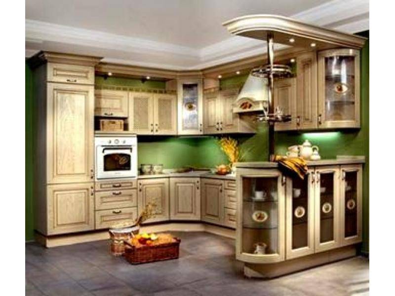 кухонный гарнитур угловой классика в Хабаровске
