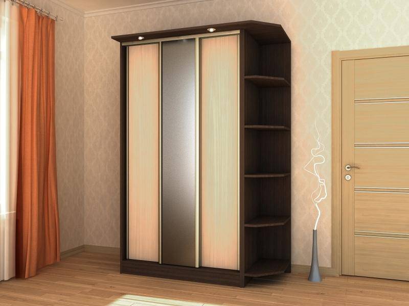 шкаф-купе с угловыми полками 1 в Хабаровске