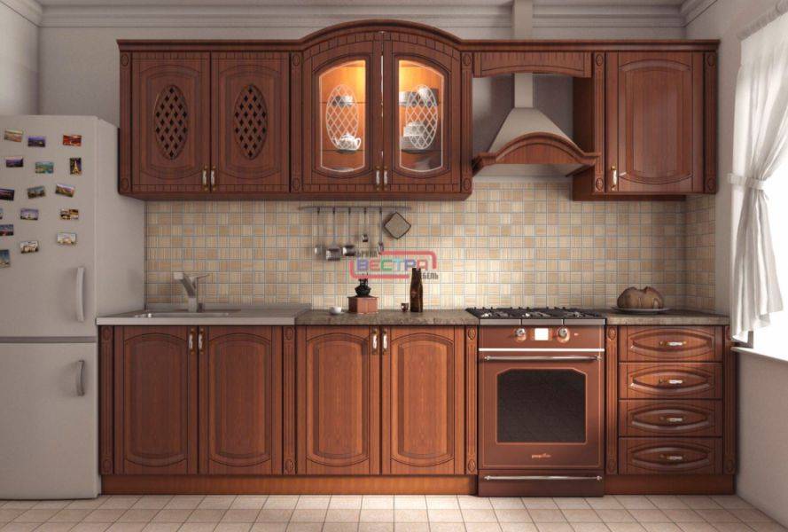 кухонный гарнитур изабель орех в Хабаровске