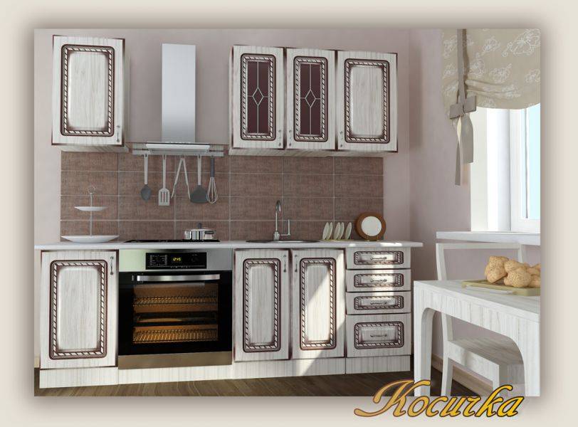 прямая кухня косичка в Хабаровске