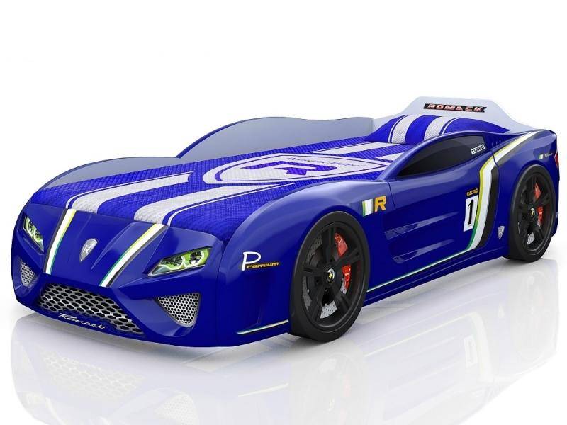 кровать-машина sportline синяя в Хабаровске