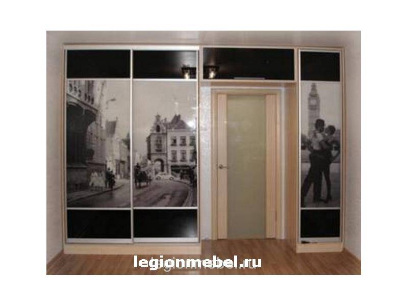 удобный шкаф в спальню с фотопечатью в Хабаровске
