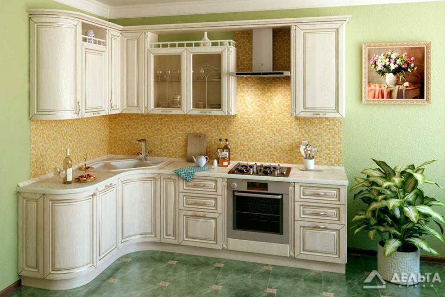 кухонный классический гарнитур помпея в Хабаровске