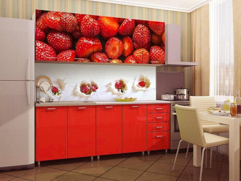 красная кухня клубника в Хабаровске