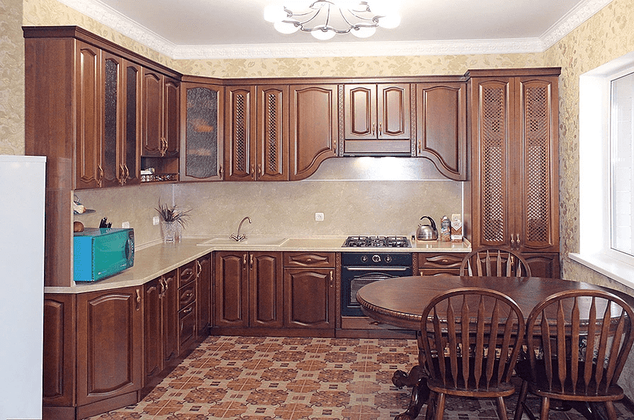 кухня фантазия угловая орех в Хабаровске