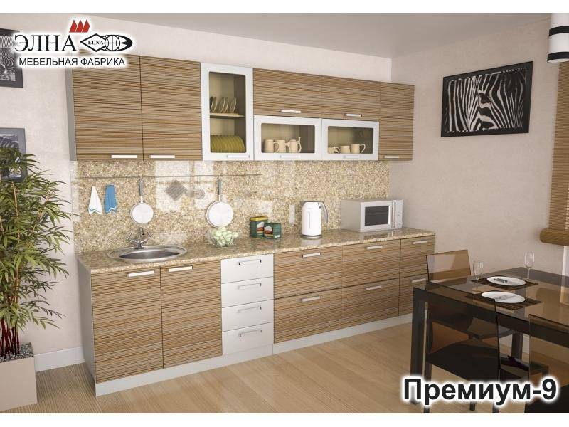 кухня прямая премиум 9 в Хабаровске