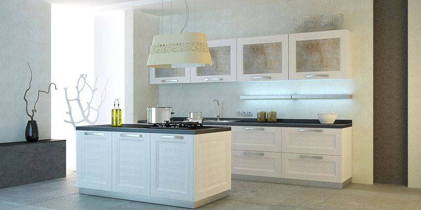 кухня moderno beverly белая в Хабаровске