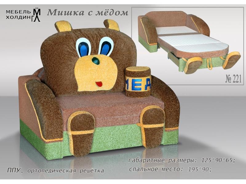 диван прямой «мишка с медом» в Хабаровске