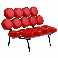 диван marshmallow sofa прямой красный в Хабаровске