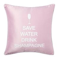 подушка с надписью save water drink shampagne в Хабаровске