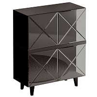 шкаф kristal черный в Хабаровске