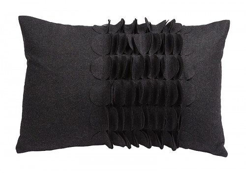 подушка с объемным узором giselle dark gray в Хабаровске