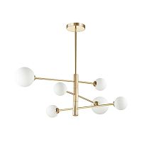 подвесная люстра lumion estelle 4418/6c белая в Хабаровске