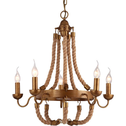 подвесная люстра arte lamp amaca a8957lm-5bz в Хабаровске