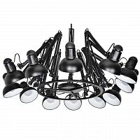 подвесная люстра kink light морено 07558-12 черная в Хабаровске