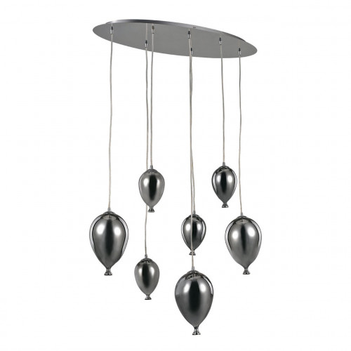 подвесная люстра ideal lux clown sp7 cromo в Хабаровске