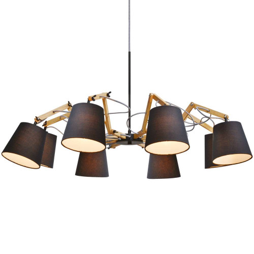 подвесная люстра arte lamp pinoccio a5700lm-8bk в Хабаровске