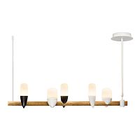 подвесная светодиодная люстра loft it whisper 1028-5wh в Хабаровске