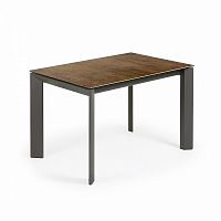стол atta 120 (180)x80 антрацит, фарфор iron cort cc0184k10 от la forma (ex julia grup) в Хабаровске