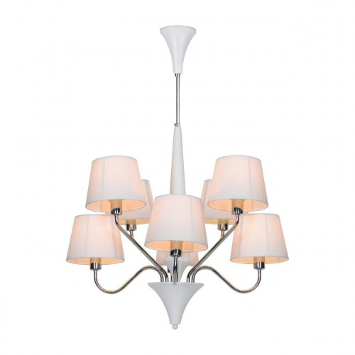 подвесная люстра arte lamp a1528lm-8wh белая в Хабаровске