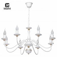 подвесная люстра de markt свеча 301018608 белая в Хабаровске