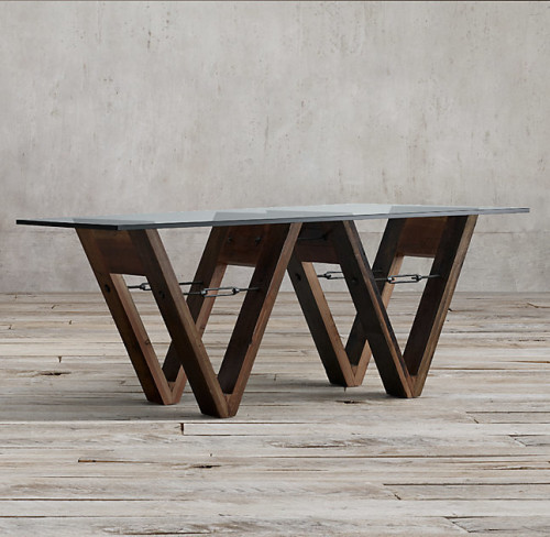 стол wood and glass 243 коричневый в Хабаровске