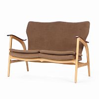 диван fauteuil прямой коричневый в Хабаровске