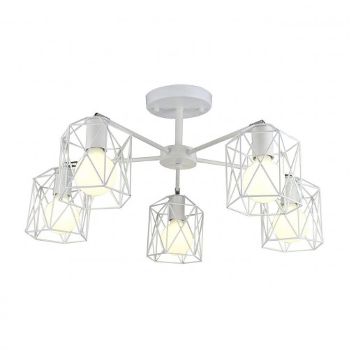 потолочная люстра arte lamp a4284pl-5wh белая в Хабаровске