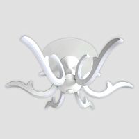 потолочная светодиодная люстра ambrella light orbital classic fk77/6 wh 200w d720 в Хабаровске