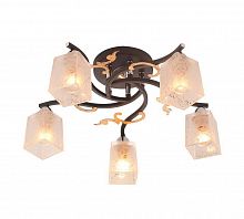 потолочная люстра idlamp edda 206/5pf-blackchrome в Хабаровске