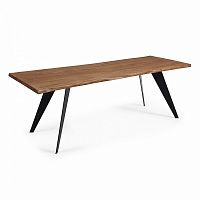 стол nack 220x100 черный, античный дуб c799m90 от la forma (ex julia grup) в Хабаровске