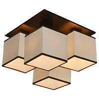 потолочная люстра arte lamp quadro a4402pl-4bk в Хабаровске