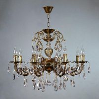 подвесная люстра ambiente alicante 8888/8 pb tear drop бронза в Хабаровске
