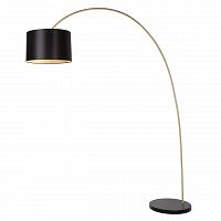 торшер дизайнерский lucide paxi black gold в Хабаровске