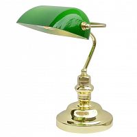 настольная лампа arte lamp banker a2491lt-1go в Хабаровске