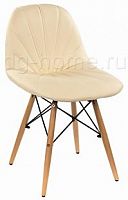 стул деревянный pp-626 бежевый (eames style) в Хабаровске