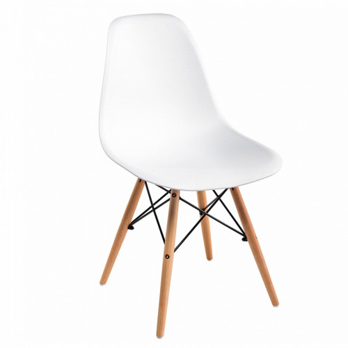 стул деревянный eames pc-015 white в Хабаровске