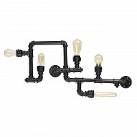 потолочная люстра ideal lux plumber pl5 nero в Хабаровске