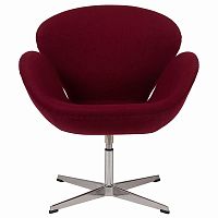 кресло swan chair бордовая в Хабаровске