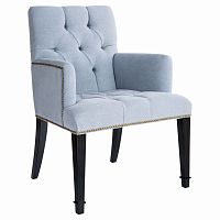 стул с подлокотниками manor rich pearl blue в Хабаровске