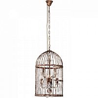 подвесной светильник cage chandelier коричневый в Хабаровске