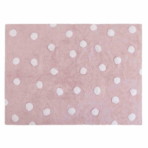 ковер polka dots розовый-белый в Хабаровске